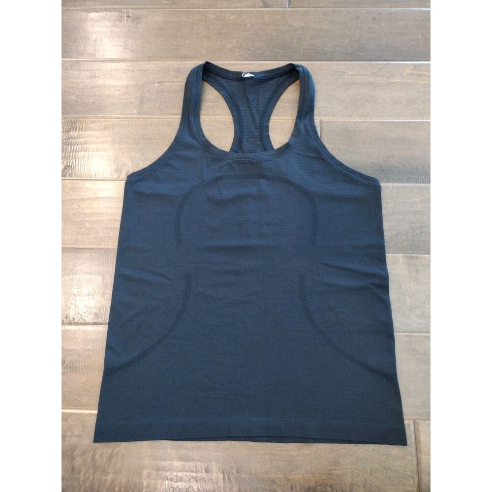 LULULEMON Women's EUC Swiftly Tech Black sleeveless tank top - size 10